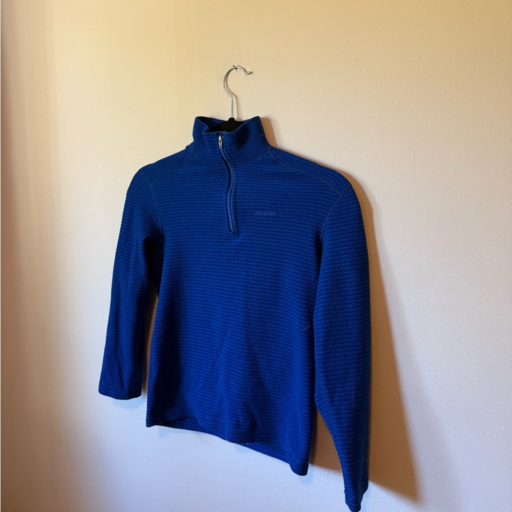 Patagonia Boy’s (Kid’s) Royal Blue Zip-Up Sweater